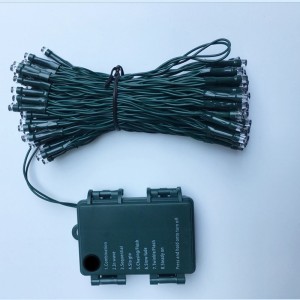 LED -batteri julbelysning